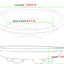 Set 6 platillos para plantas 10pulg transparente resistente