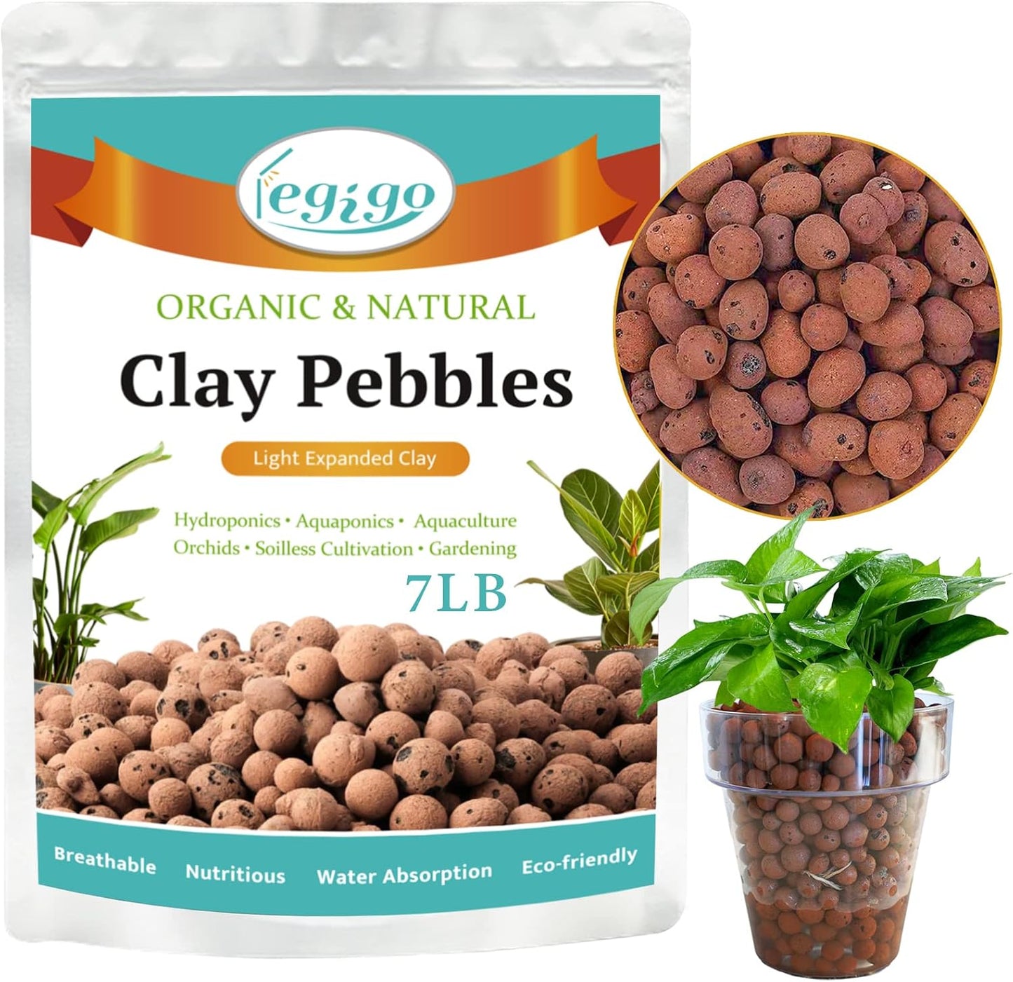 Piedras arcilla Leca 4-16mm para plantas hidropónicas