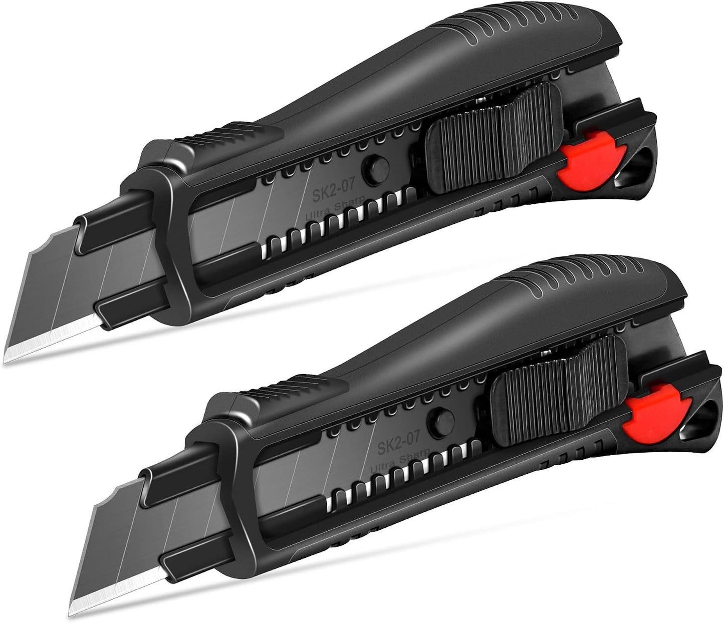 Cuchillo utilitario 0.709pulg interruptor rojo hoja negra