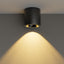 Foco techo LED negro 24W aluminio CRI90 sala