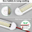 Tira luces LED 12V 120 ledes con interruptor caravana