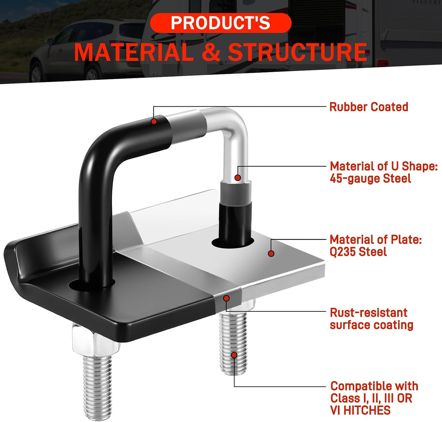 Tensor enganche antitraqueteo 1.25pulg sin ruido negro