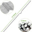 Juego 12 letreros metal resistente patio estaca 13pulg