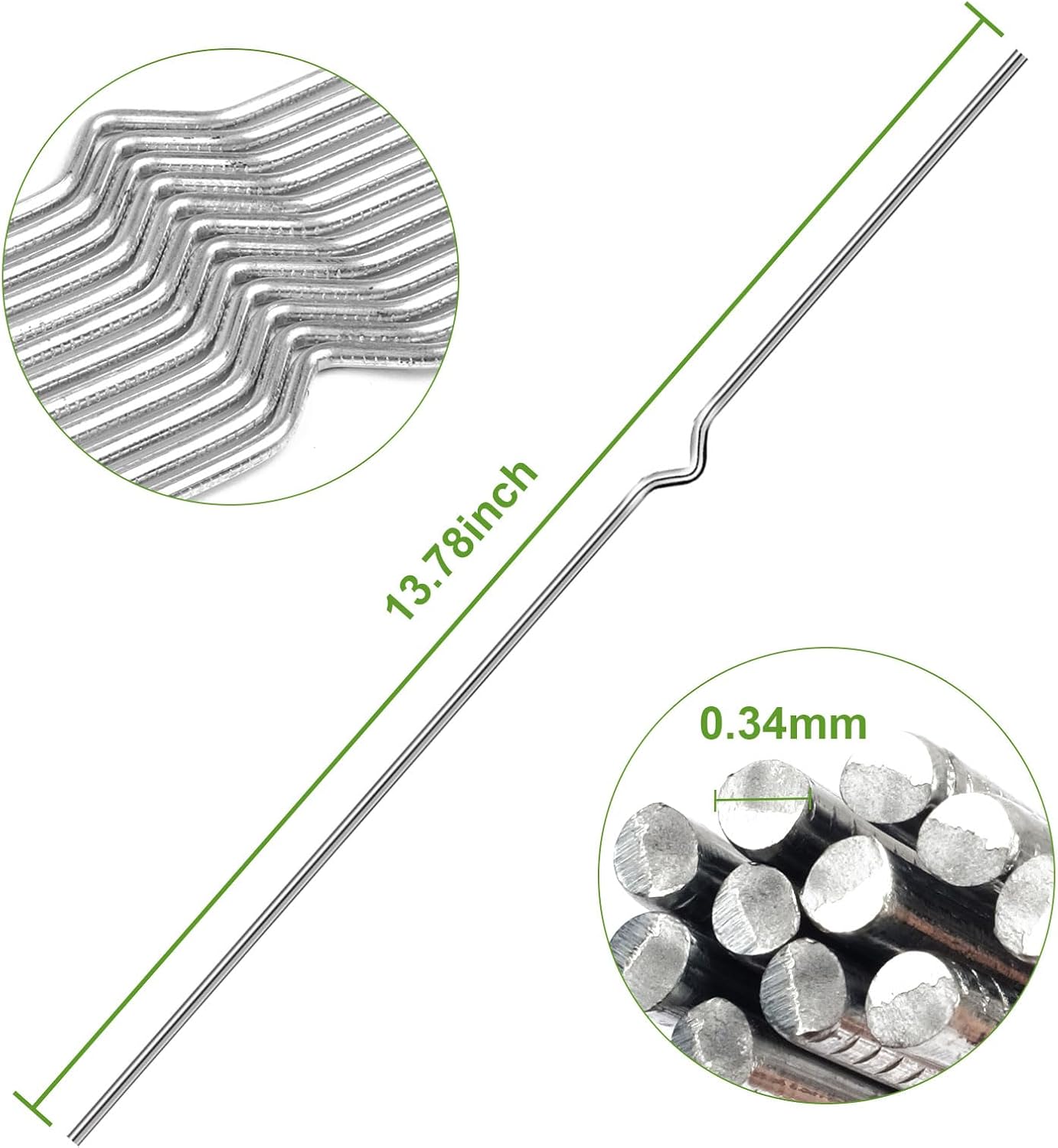 Juego 12 letreros metal resistente patio estaca 13pulg