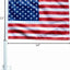 Bandera ventana coche EE.UU. 11x18pulg