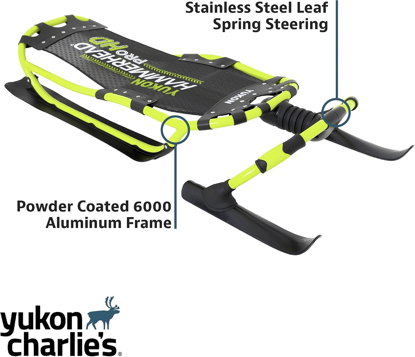 Trineo Hammerhead Pro HD para un jinete 52x22pulg