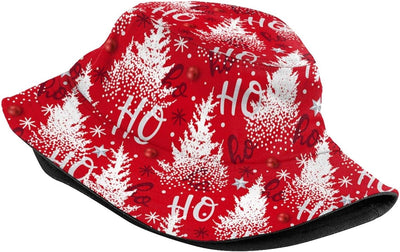 Sombrero pescador navideño plegable para exteriores