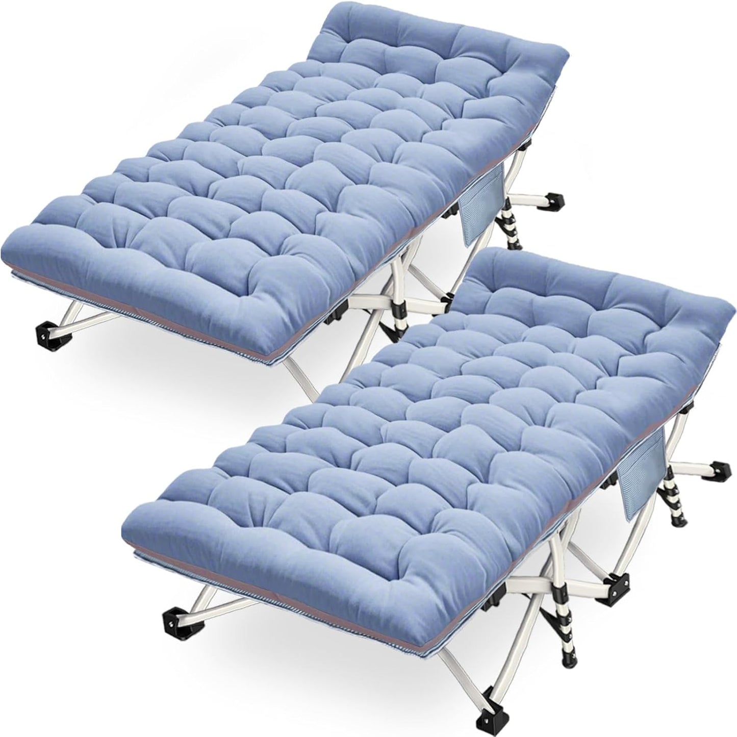 Catres XXL 2 Pzas con Colchón Plegable