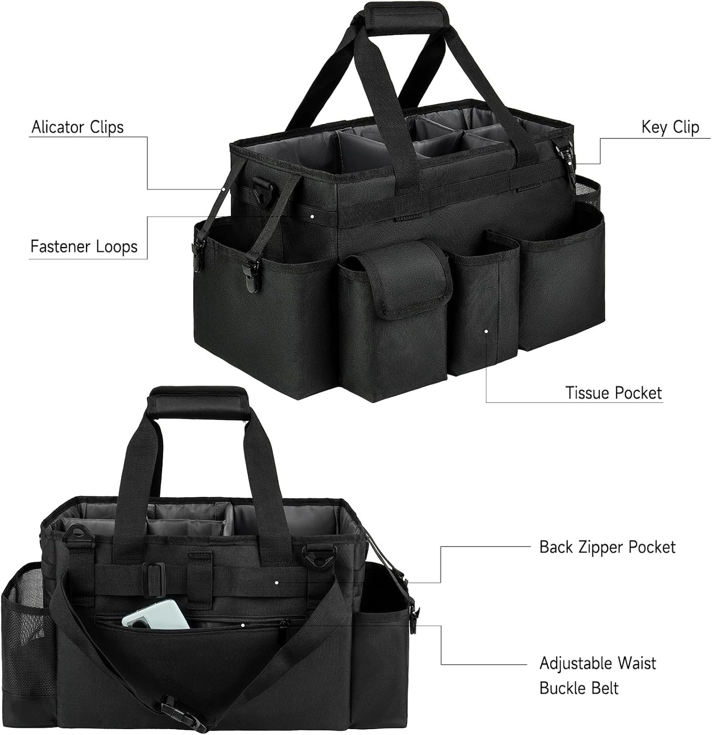 Bolsa almacenamiento hidromasaje con asa y correa hombro