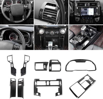 Tablero fibra carbono 9 Pzas para 4Runner Toyota