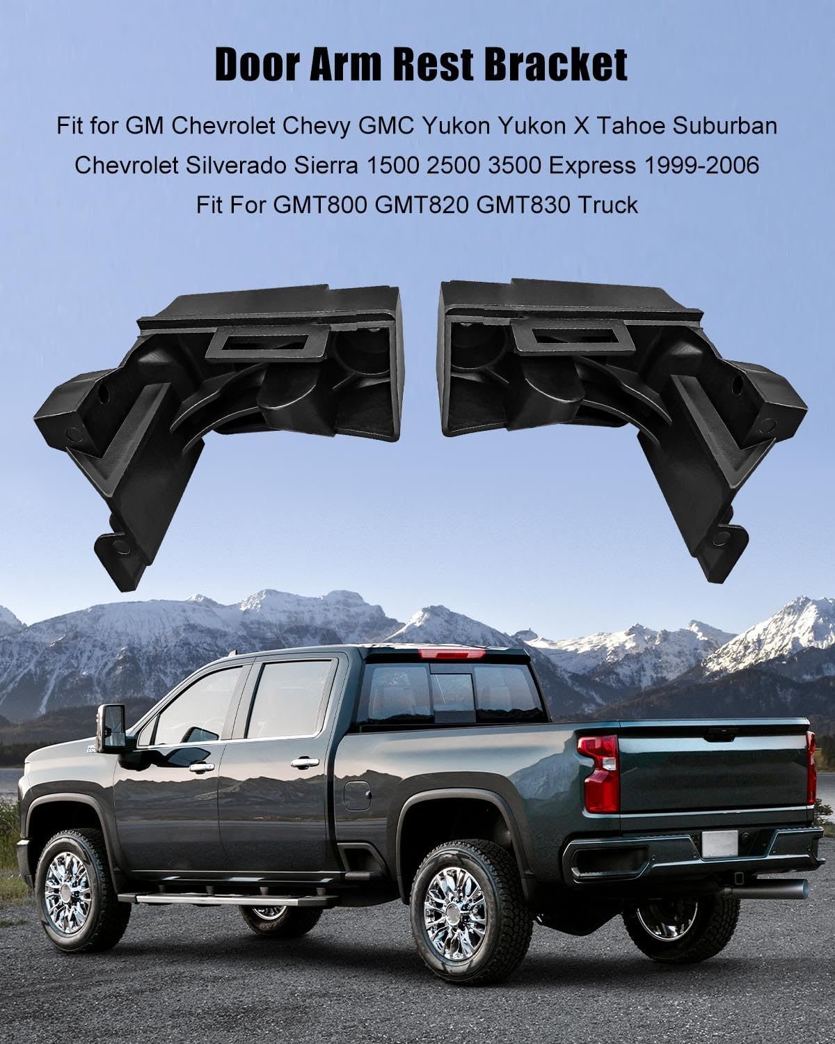 Soportes reposabrazos puerta comp Chevy Silverado 99-03
