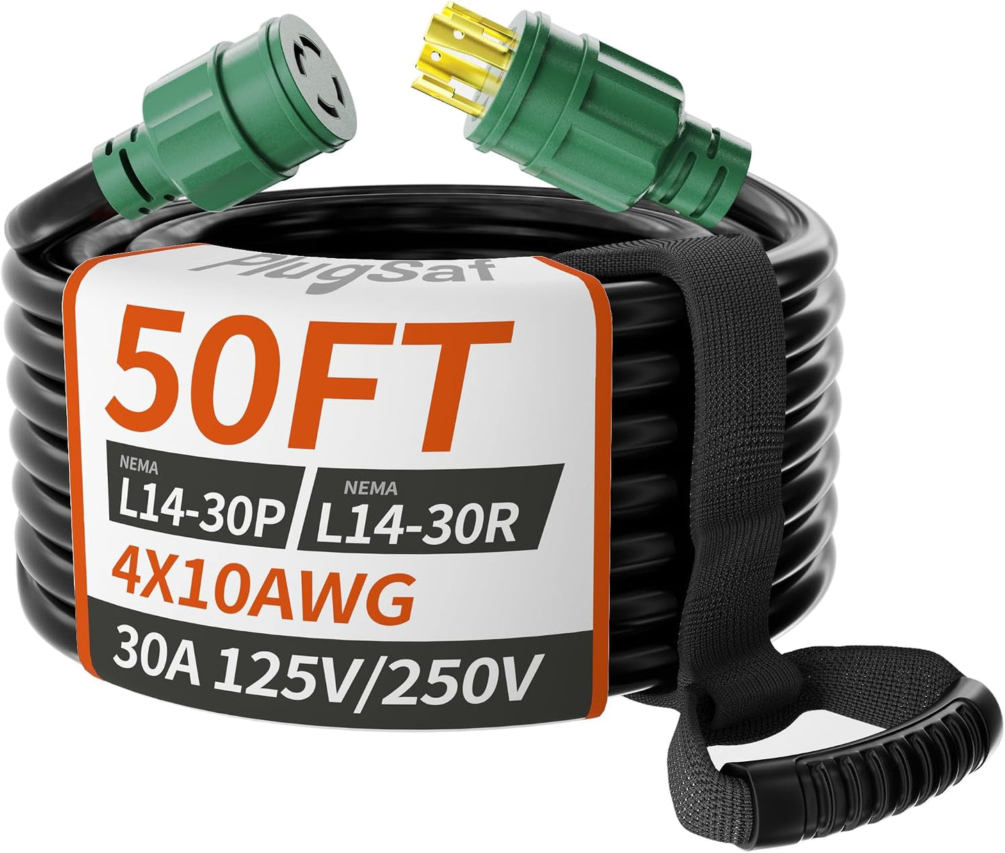 Cable extensión generador 50ft 30A NEMA L14-30P/L14-30R