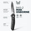 Cuchillo plegable Reverse Tanto fibra carbono negra