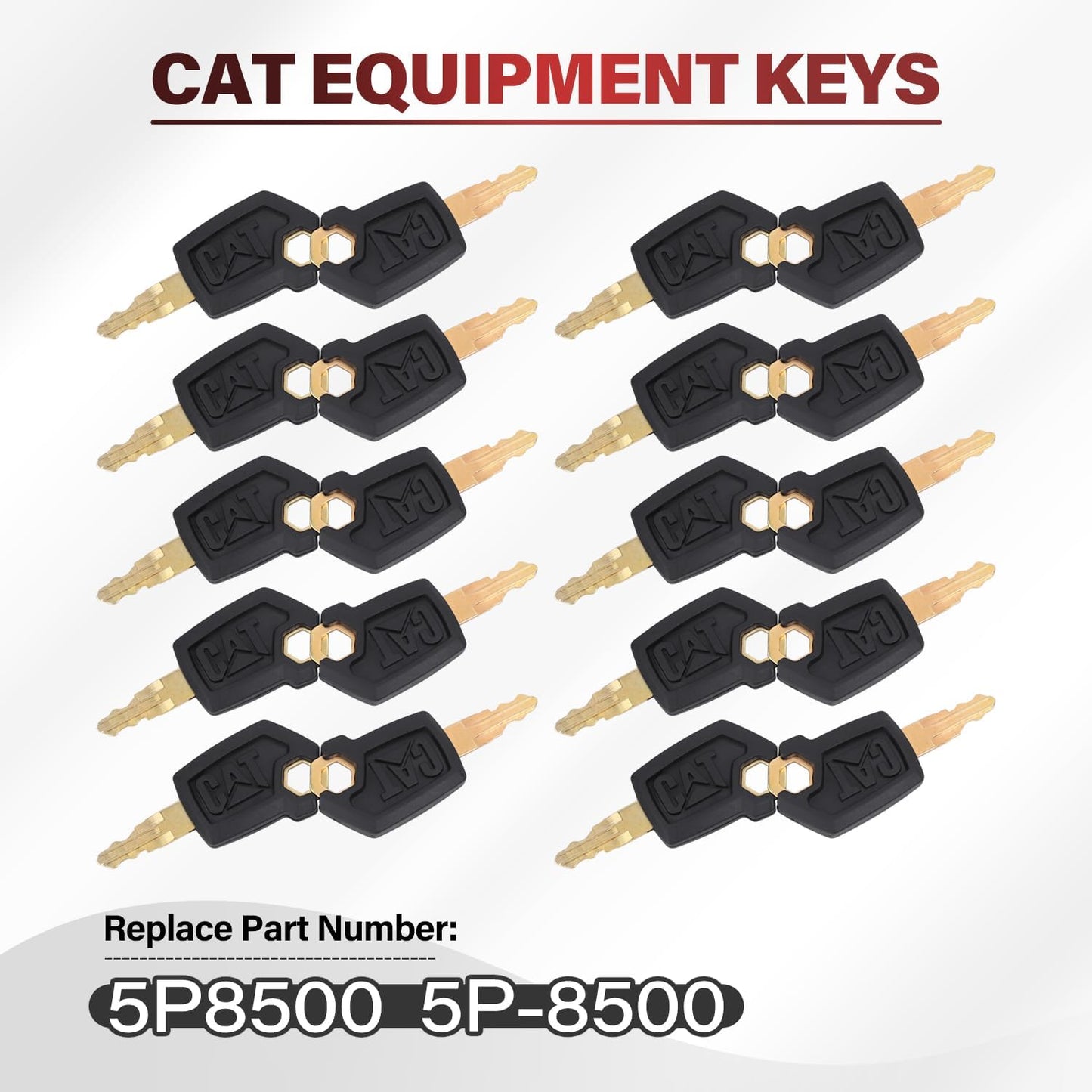 Llaves encendido comp Caterpillar 5p8500