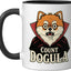 Taza Cerámica Perro Halloween Pomerania Negro/Blanco