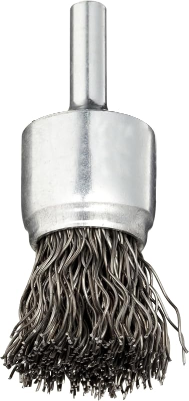 Cepillo alambre prensado 3/4pulg relleno acero 0.020pulg