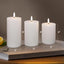 Velas LED blancas control remoto hogar fiestas