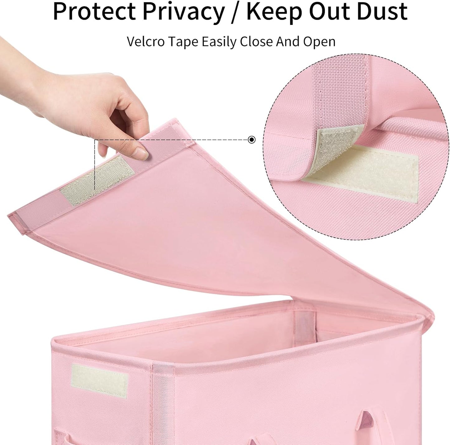 Cesta ropa sucia delgada 60l con tapa y asa plegable