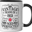 Taza Cerámica Edición 75 Años Negro/Blanco