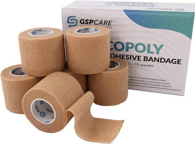 Vendajes cohesivos autoadhesivos 6 uds 2pulg x5yd