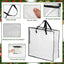 5 Pzas Contenedor Plástico 26" Almacenamiento Navidad