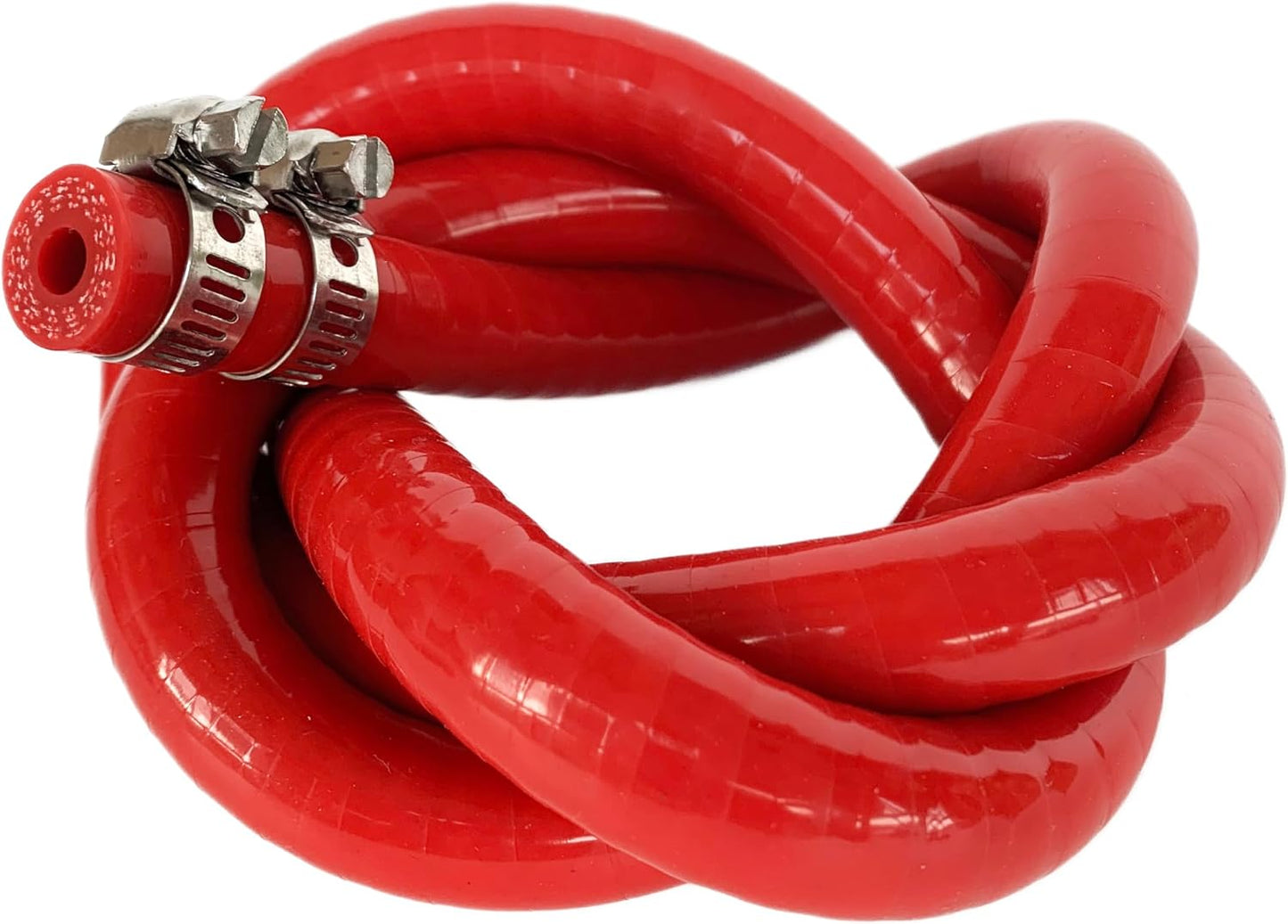 Manguera silicona reforzada 6.5mm 3.28ft 145PSI roja