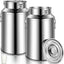 2 Latas Acero Inox 9.25gal Dispensador Metal Tapa Sellada