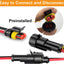 Conectores cable 18 AWG automotriz 1/2/3/4 pines 26 kits