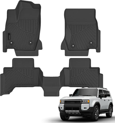 Alfombrillas ajustables TPE antiderrap negro Toyota