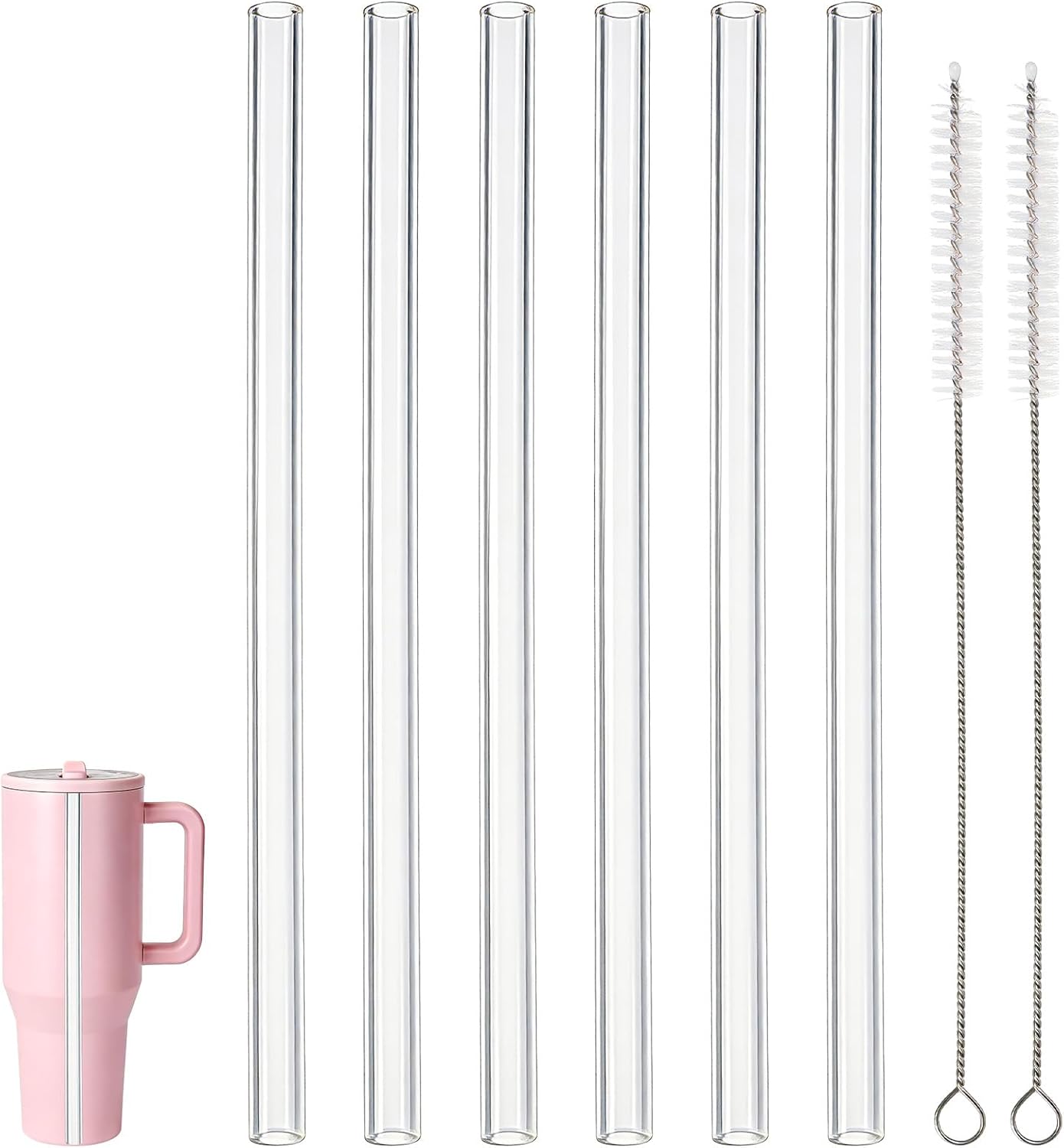 Pajitas reutilizables Hydrojug 32oz set 6