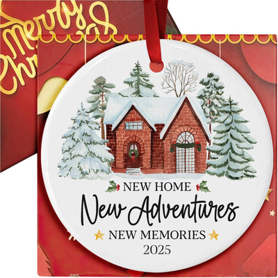 Adorno navideño para nuevo hogar 2025 decoración