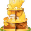 Soporte cupcakes 3 niveles tema Winnie para fiestas