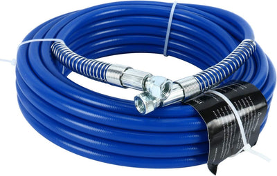 Manguera pulverización pintura 50pulg 1/4 fibra flexible azul