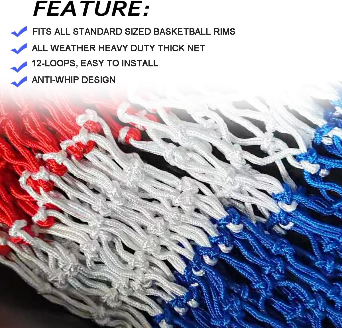 Red baloncesto repuesto 2uds resistente exterior e interior