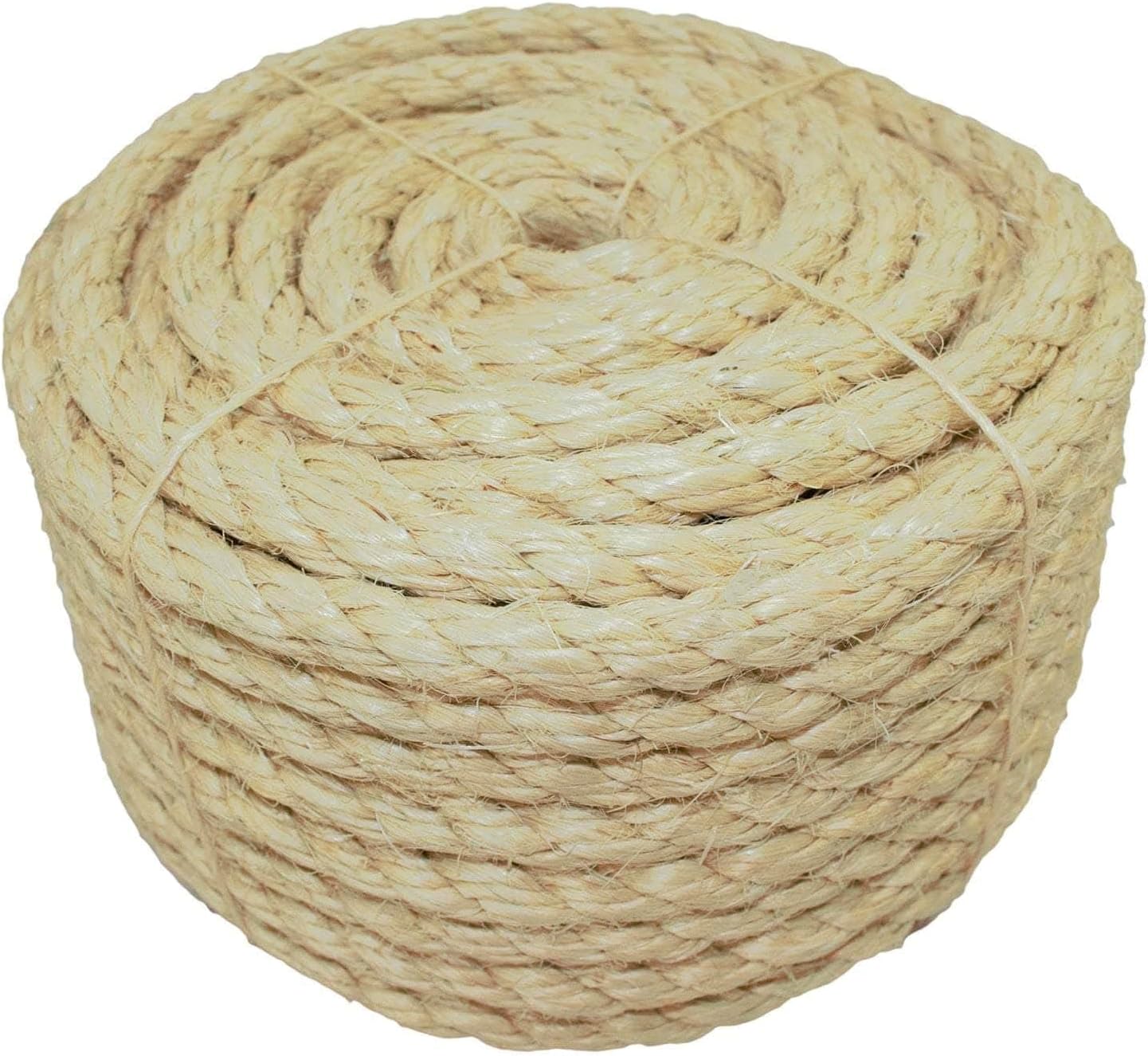 Cuerda sisal trenzada 3/16pulg resistente humedad rascador gatos