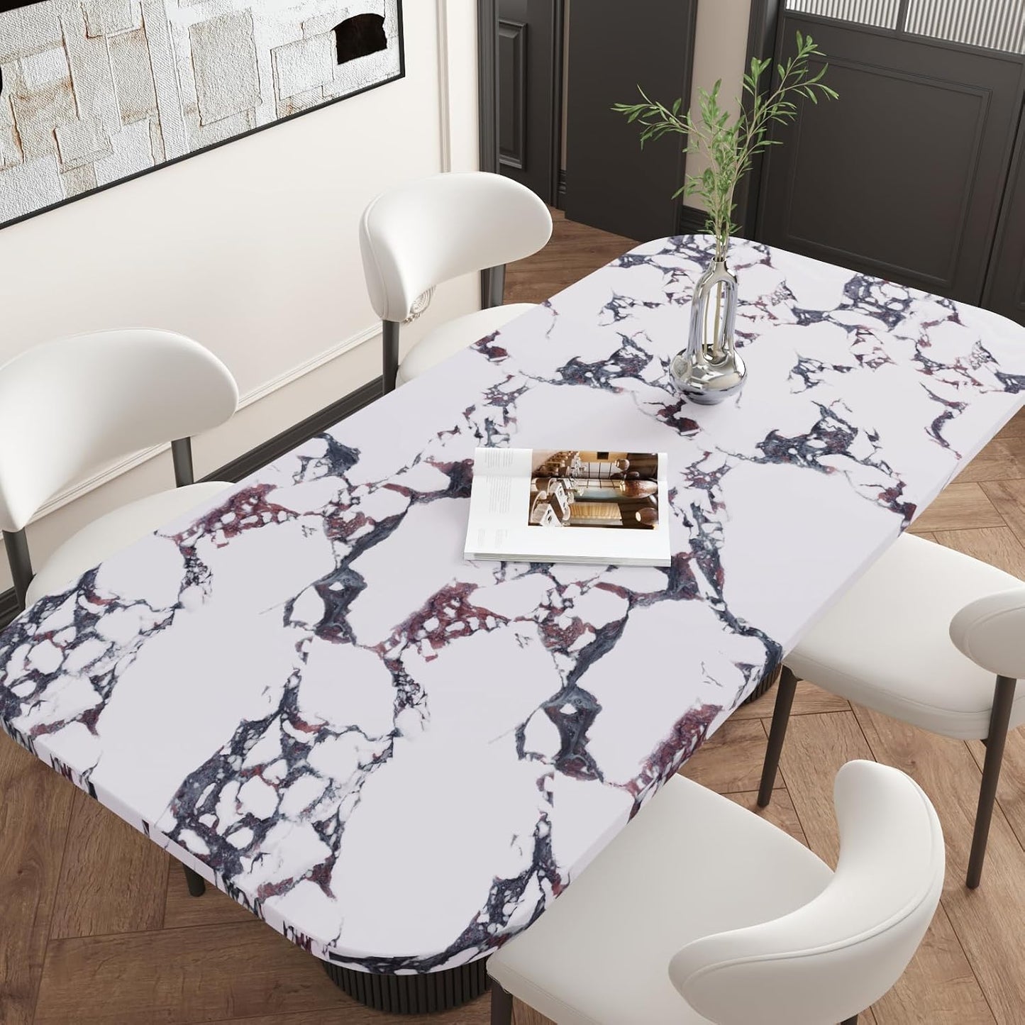 Papel contacto mármol viola 12x354pulg mate cocina