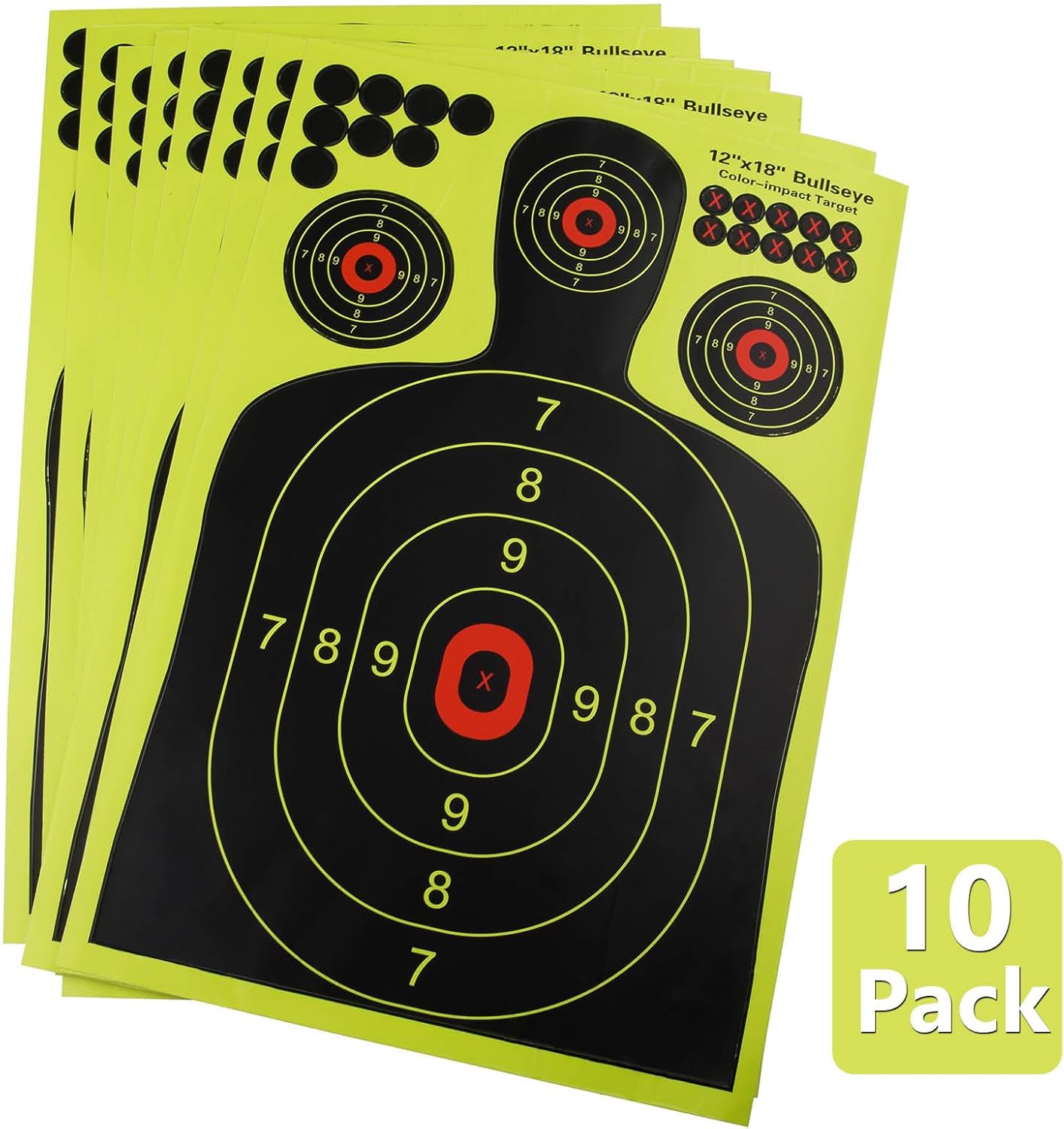 Objetivo silueta 12x18" para aire comprimido rifles