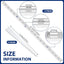 2 Sistema estantería vertical doble riel 47.5" 6 soportes