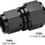 Acoplador aluminio negro 10AN a 12AN