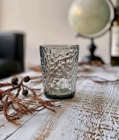 6 Pzas Vasos Acrílicos Apilables Gris-Negro