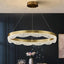 Candelabro LED anillo dorado 24" regulable