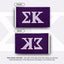 Bandera morada Sigma Kappa 3x5ft letrero decorativo