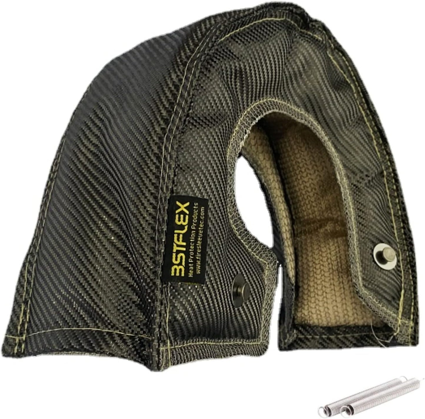 Manta fibra carbono para turbocompresor T5 T6
