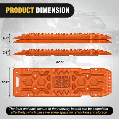 Tablas tracción 4WD con base gato alfombrilla emergencia
