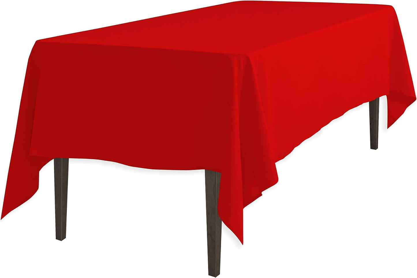 Mantel rectangular poliéster 60x126pulg color blanco