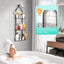 Organiz. ducha acero inox 3 niveles ajustable