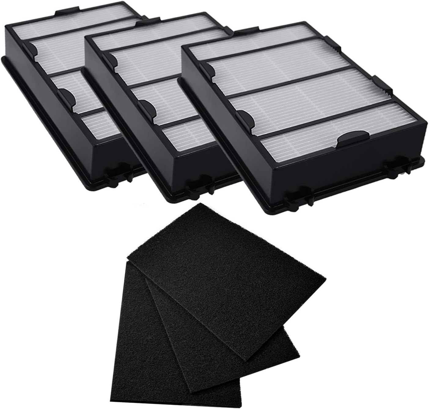 3 Filtros aire HAPF600 y prefiltro para purificador Holmes GE