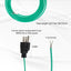 Cable tierra panel Ethernet blindado adaptador NEMA 5-15P