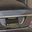 Marco cromado cortado láser 12x6pulg accesorio auto