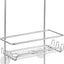 Organiz. ducha colgante acero 9x4.5" plateado